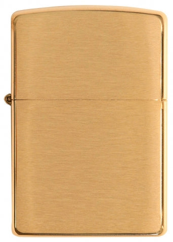 168 Armor Brushed Brass Windproof Lighter