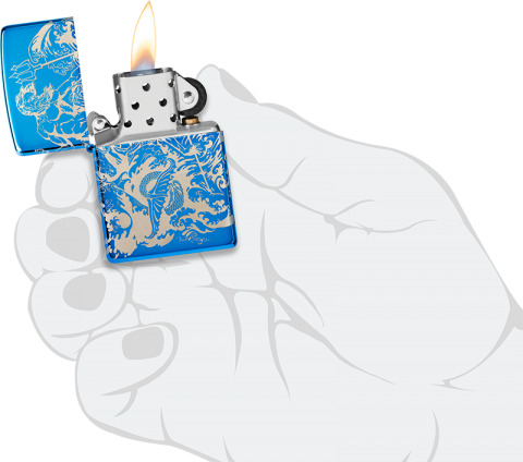 48787 Poseidon & Atlantis Windproof Lighter