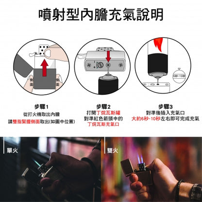 65826 打火機噴射型內膽(單火焰)