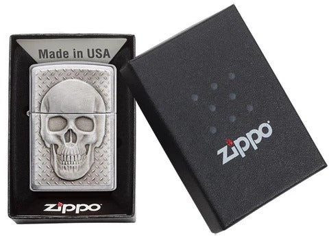 29818 Hardcore Skull Windproof Lighter