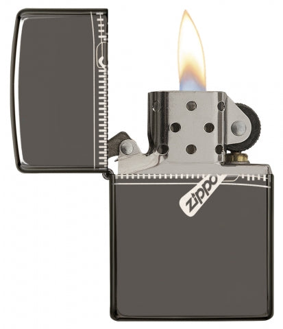 21088 Classic Zipper Design Windproof Lighter