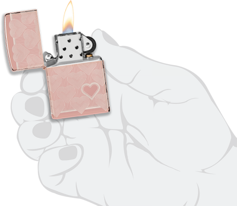 49811 Follow Your Heart Windproof Lighter