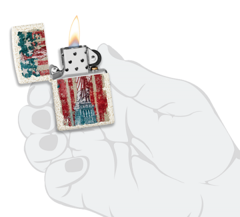 49782 Statue of Liberty Windproof Lighter