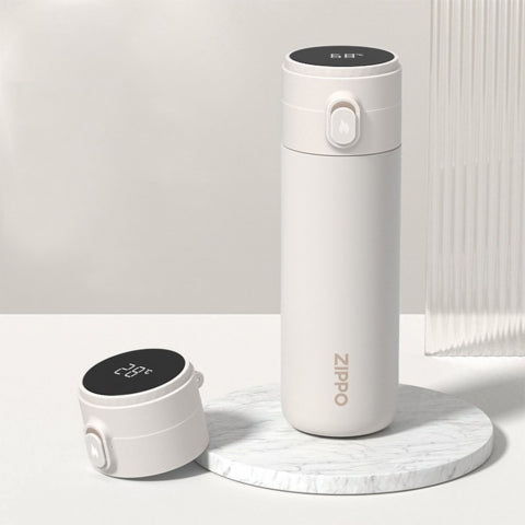 ZWB-CITY-032380 City Series Smart Flip-Top Insulated Bottle – Apricot, 380 ml
