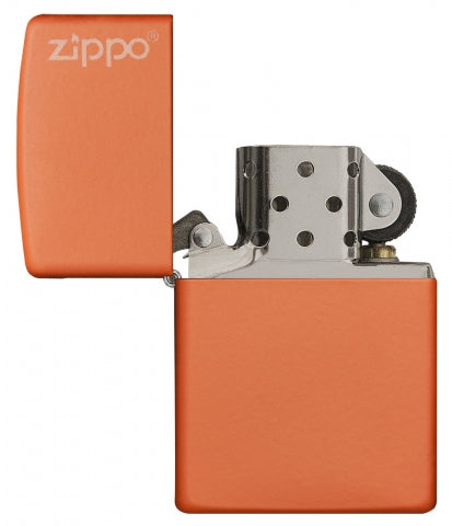 231ZL Orange Matte Zippo Logo Windproof Lighter