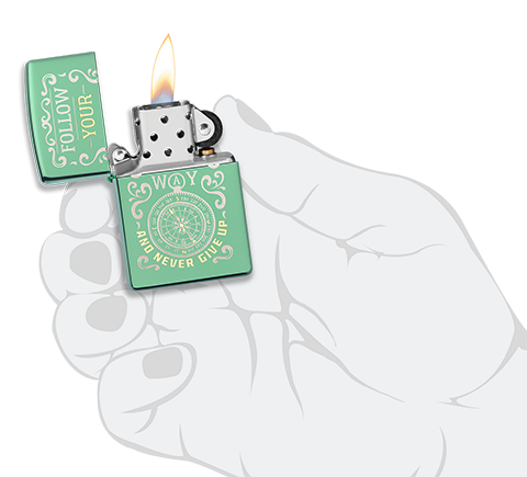 49161 Follow Your Heart Windproof Lighter