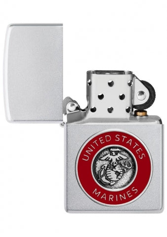 48974 U.S. Marine Corps Crest Emblem Windproof Lighter