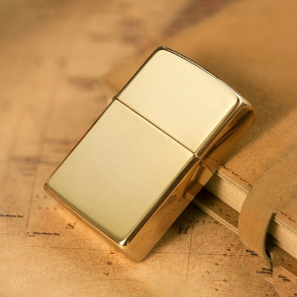 254B High Polish Brass Windproof Lighter