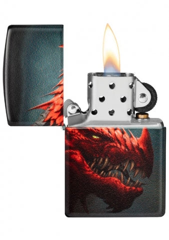 48777 Red Dragon Windproof Lighter