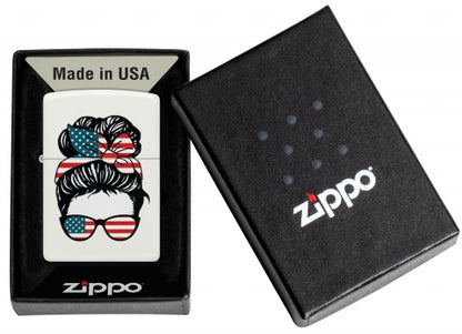 46156 American Woman Design Windproof Lighter