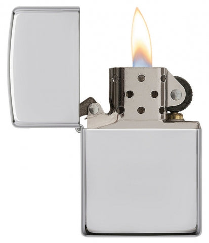 26 High-grade sterling silver mirror finish (thickened version) Windproof Lighter