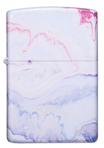 Z-30033 Ins Style - Pink and White Sand Windproof Lighter