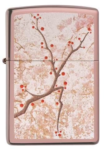 49486 Falling Cherry Blossoms Windproof Lighter