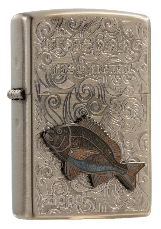 ZA-6-F16 Metal Fish-Blackthorn Snapper Windproof Lighter