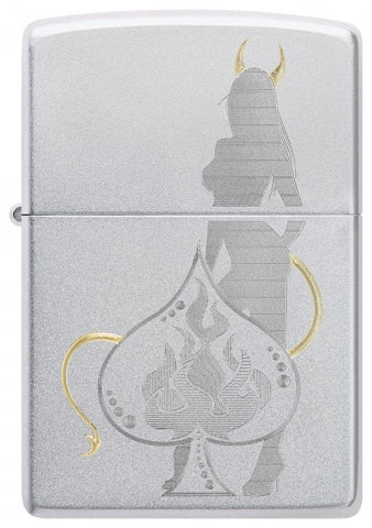 48658 Spade Demon Windproof Lighter