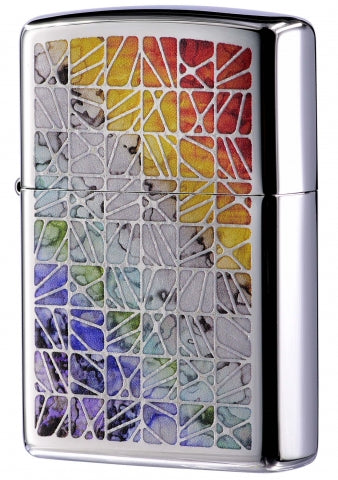48412 Rainbow Mosaic Windproof Lighter
