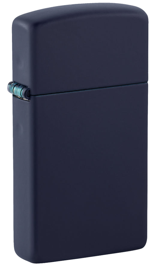1639 Slim Navy Matte Windproof Lighter