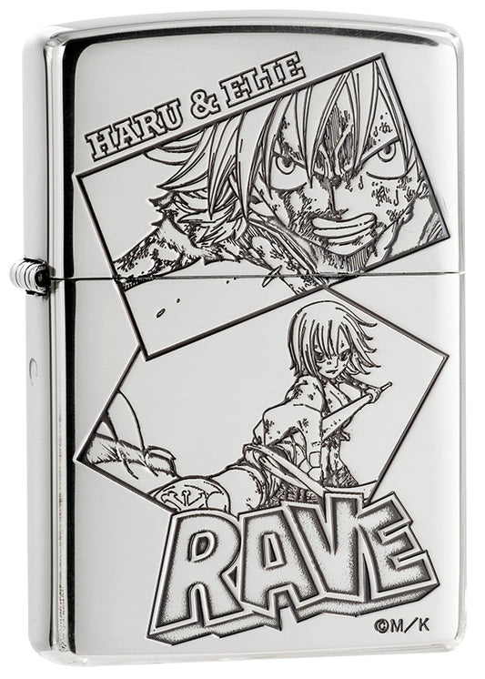ZA-6-A02 Rave Master Haru & Elie Windproof Lighter