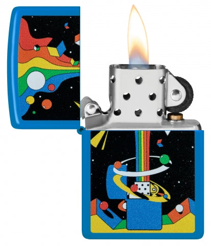 46155 Geometric Universe Windproof Lighter