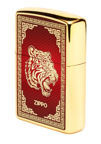 CZA-2-25 Year of the Tiger Limited Edition Set - Roaring Tiger (Asia Limited Edition) Windproof Lighter
