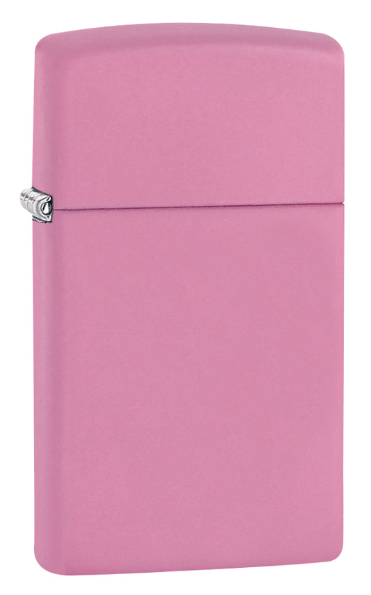 1638 Slim Pink Matte Windproof Lighter