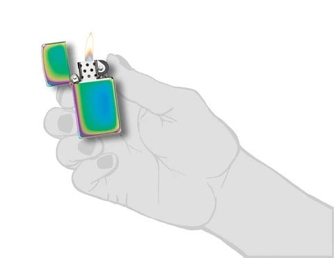 20493 窄版幻彩(素面)防風打火機