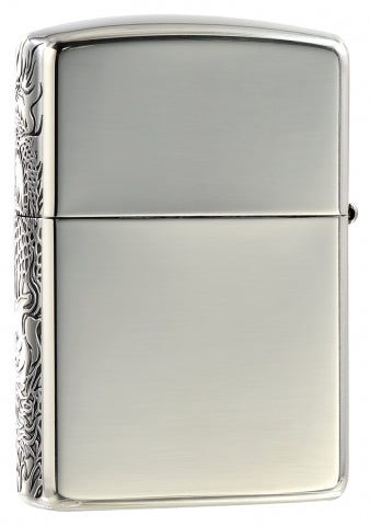 ZA-3-17C Armor® Soaring Dragon Windproof Lighter – Silver
