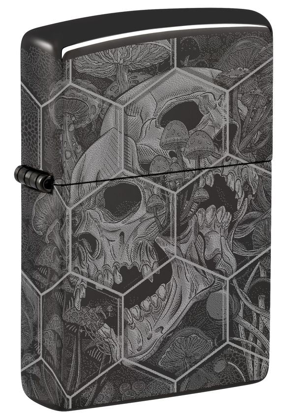 46425 Psychedelic Skull Windproof Lighter