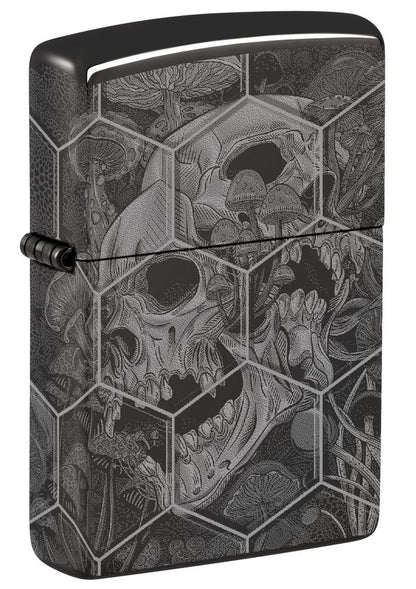 46425 Psychedelic Skull Windproof Lighter
