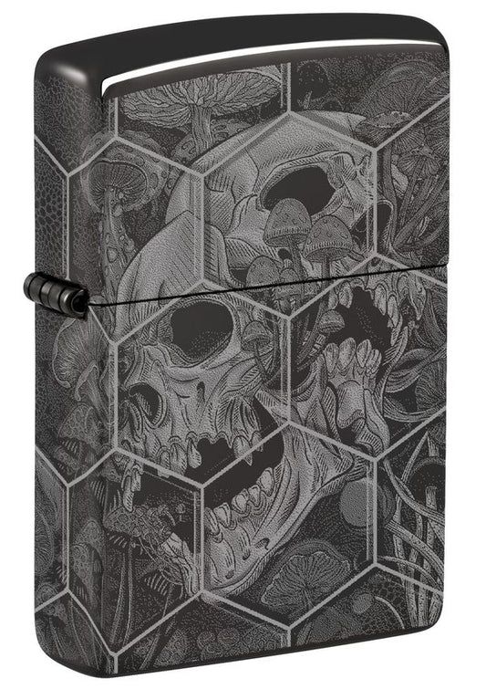 46425 Psychedelic Skull Windproof Lighter