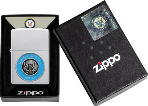 48975 United States Navy Crest Emblem Windproof Lighter