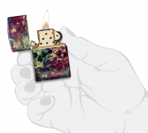 46147 Galactic Skull Windproof Lighter