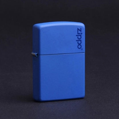 229ZL Royal Blue Matte Zippo Logo Windproof Lighter