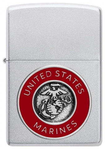 48974 U.S. Marine Corps Crest Emblem Windproof Lighter