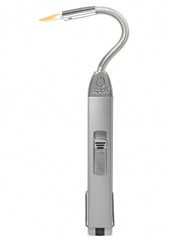121653 Zippo Flex Neck Utility Lighter – Silver, Gift Box