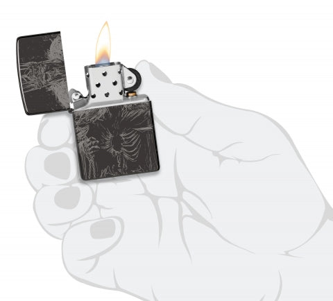 46139 Skull King Windproof Lighter