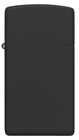 1618 Slim Black Matte Windproof Lighter