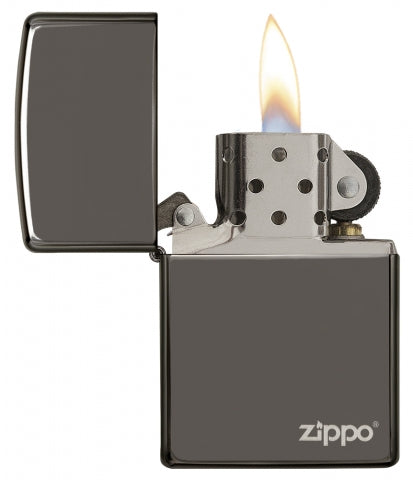 150ZL Black Ice Zippo Logo Windproof Lighter