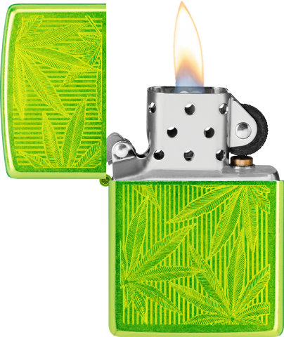 46269 冰霜大麻葉防風打火機