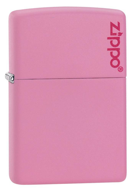 238ZL Pink Matte Zippo Logo Windproof Lighter