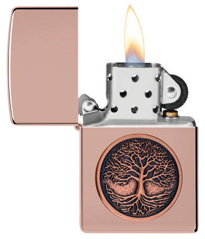 49638 Tree of Life Emblem Windproof Lighter