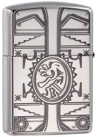 ZA-5-8B Armor® Native American Spirit Emblem Windproof Lighter