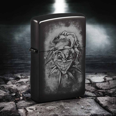 48914 Sinister Clown Windproof Lighter