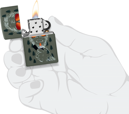 46720 Bigfoot lights up the legendary Windproof Lighter