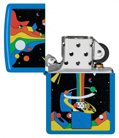 46155 Geometric Universe Windproof Lighter