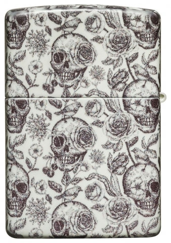 49458 Skull Shadow Windproof Lighter