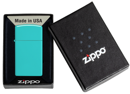 49529 Slim® Light Turquoise Windproof Lighter