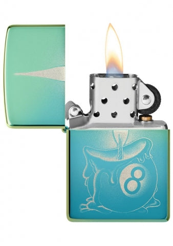 48615 Candlelit Eight Ball Windproof Lighter