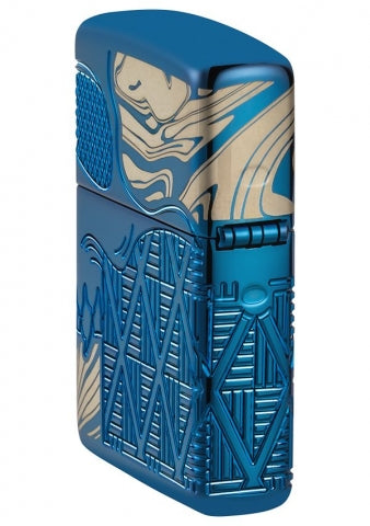49705 Armored Skull Windproof Lighter