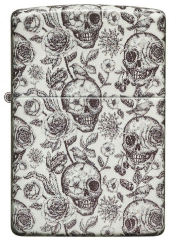 49458 Skull Shadow Windproof Lighter
